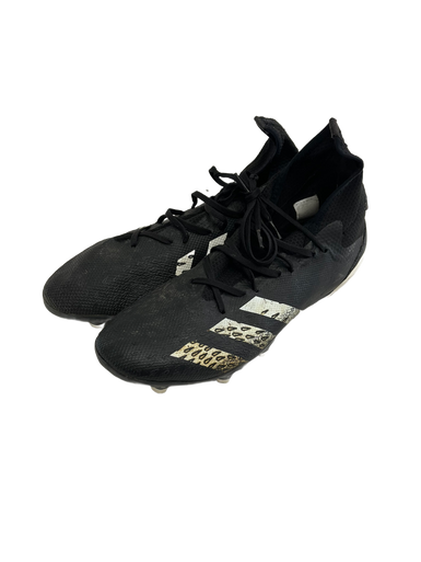 Used Adidas Predator Mens 10 Black Soccer Cleats 11692-S000139448