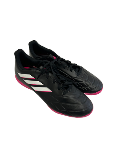 Used Adidas Copa Pure.4 Mens 10.5 Soccer Indoor Shoes Black And Pink 11692-S000139447