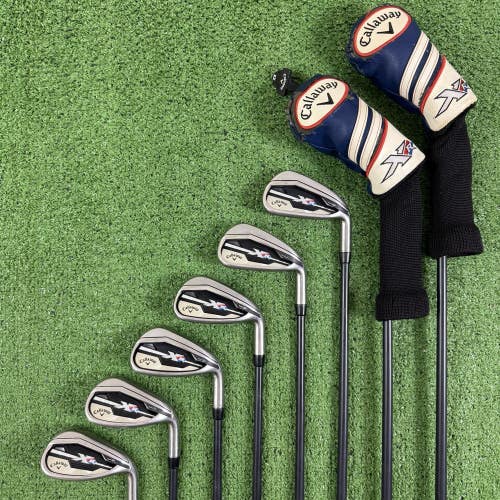Callaway XR Combo Iron Hybrid Set 4H 5H 6-PW AW Project X 4.5 Senior Flex