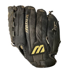 Used Mizuno POWER CLOSE BB/SB Glove RH Throw Black 11" 11760-S000079708