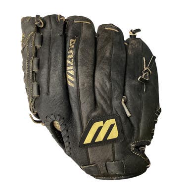 Used Mizuno POWER CLOSE BB/SB Glove RH Throw Black 11" 11760-S000079708