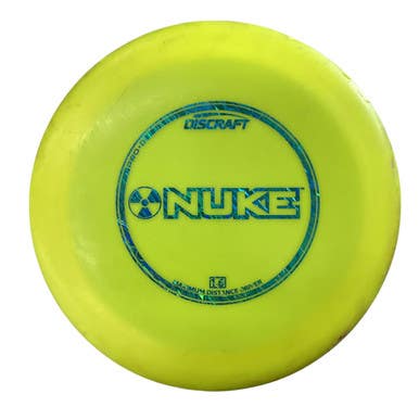 Used Discraft NUKE Disc Golf Driver Yellow 11760-S000079699