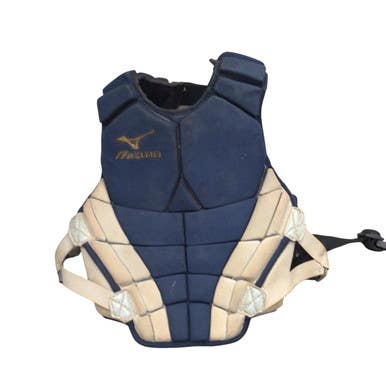 Used Mizuno CHEST PROTECTOR Catchers Chest Protector Navy Blue Youth 11760-S000079686