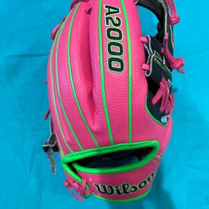 Pink Wilson A2000 RH Infield Baseball Glove 11.5" (Used)