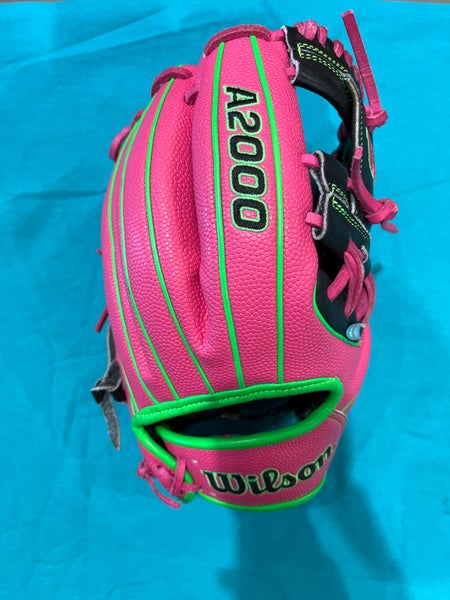 Pink Wilson A2000 RH Infield Baseball Glove 11.5" (Used)