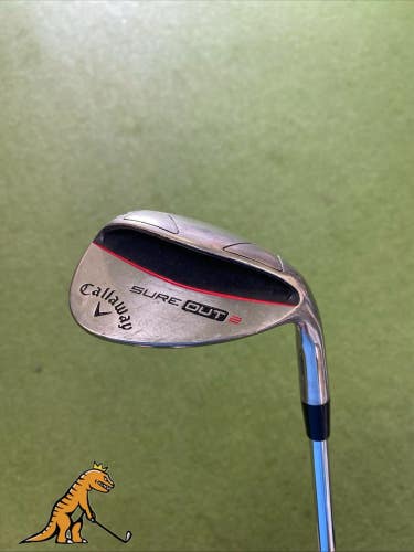 Used RH Callaway Sure Out 2 56* Sand Wedge Dynamic Gold Tour Issue Steel
