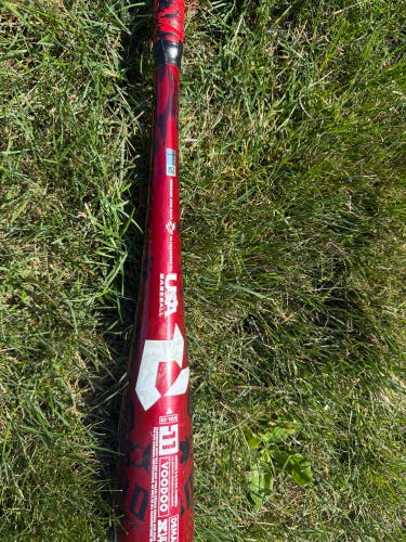 2023 DeMarini Voodoo One Alloy USABat Certified Bat (-11) 17 oz 28" (Used)