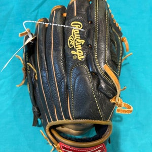 Black Rawlings Pro Series Special Edition RH Pitcher's Baseball Glove 11.75" (Used)