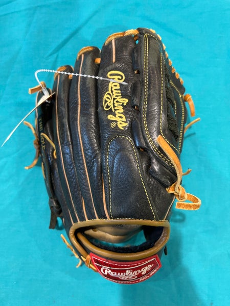 Black Rawlings Pro Series Special Edition RH Pitcher's Baseball Glove 11.75" (Used)