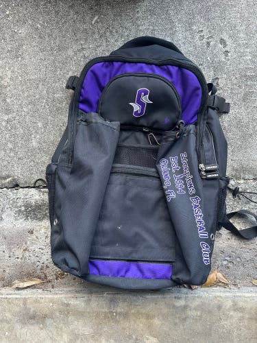 Scorpions travel team baseball backpack