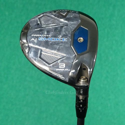 Callaway Paradym Ai Smoke Max D 15 Fairway 3 Wood Tensei AV Series 65-S Stiff