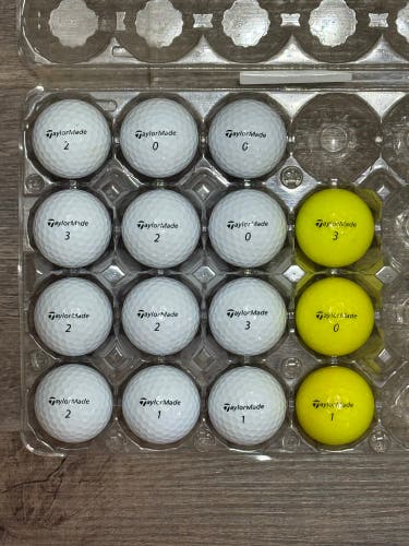 15 TaylorMade SpeedSoft Golf Balls