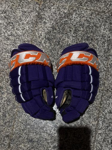CCM Gloves Purple/Orange