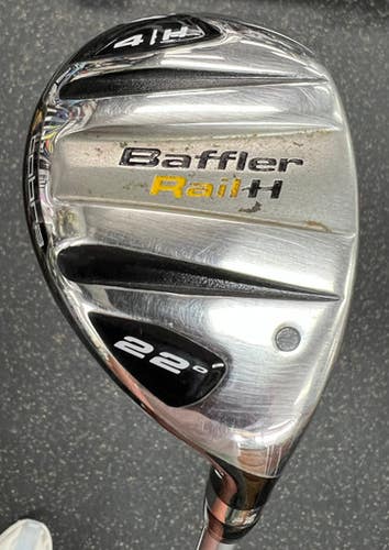 Used Cobra BAFFLER RAIL H 22 Mens Hybrid Club RH 4 Hybrid 11497-S000150813