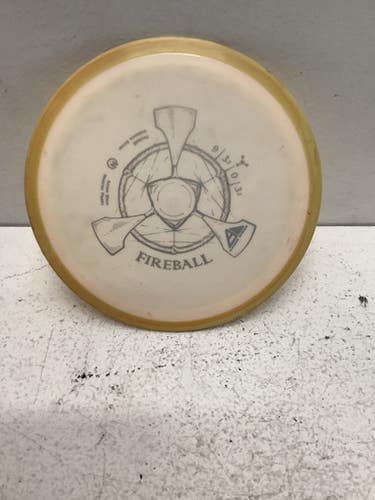 Used Axiom FIREBALL Disc Golf Driver White 165g 11443-S000196596