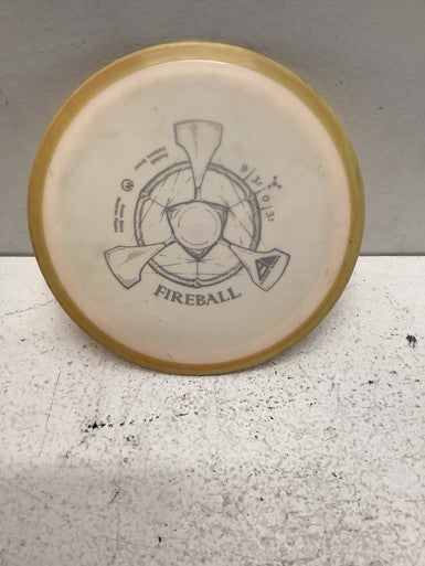 Used Axiom FIREBALL Disc Golf Driver White 165g 11443-S000196596