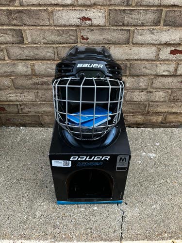 Black Medium Bauer IMS 5.0 Helmet (New)