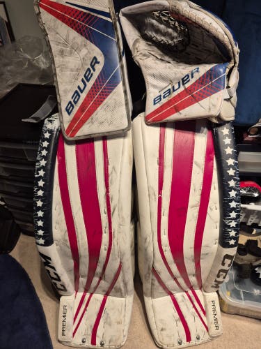 35" CCM Premier Pro + Bauer 1x Regular Goalie Full Set Pro Stock (Used)
