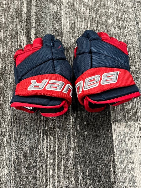 Blue Junior Bauer Vapor Pro Team Gloves 11" (Used)