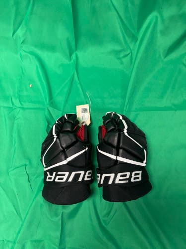 Black Junior Bauer Vapor 3X Gloves 12" (Used)