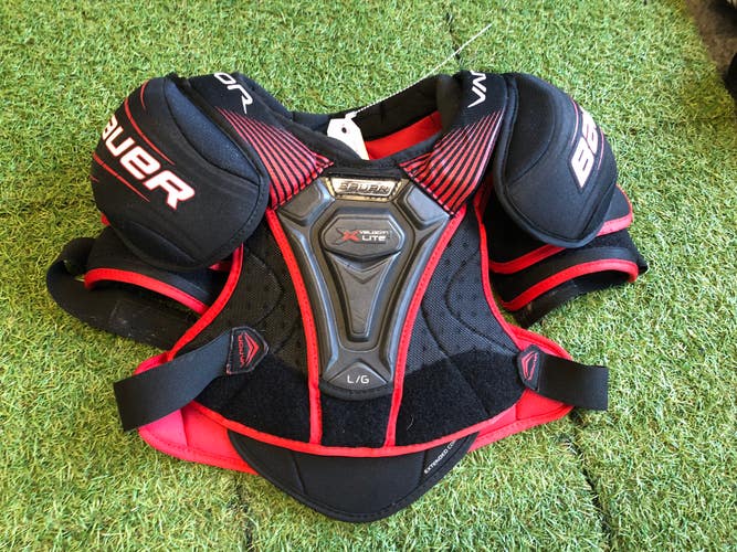 Large Junior Bauer X Velocity Lite Shoulder Pads (Used)