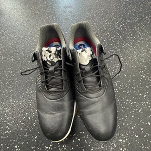 Used Foot Joy Mens Golf Shoes Black Senior 9 11849-S000030183