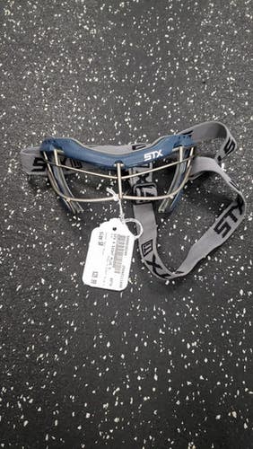 Used STX 4 SIGHT PLUS S Lacrosse Facial Protect Navy Blue Senior 11849-S000030257