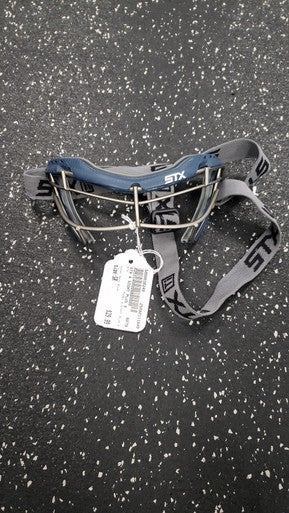 Used STX 4 SIGHT PLUS S Lacrosse Facial Protect Navy Blue Senior 11849-S000030257