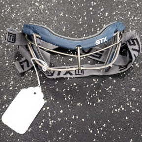 Used STX 4 SIGHT PLUS S Lacrosse Facial Protect Navy Blue Senior 11849-S000030249