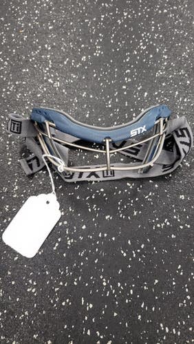 Used STX 4 SIGHT PLUS S Lacrosse Facial Protect Navy Blue Senior 11849-S000030249