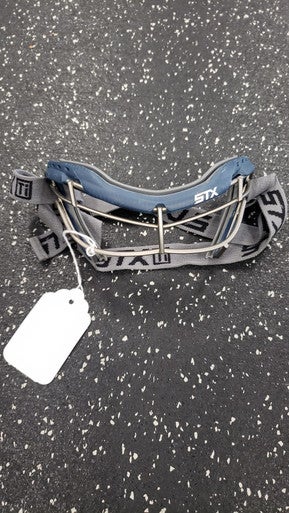Used STX 4 SIGHT PLUS S Lacrosse Facial Protect Navy Blue Senior 11849-S000030249
