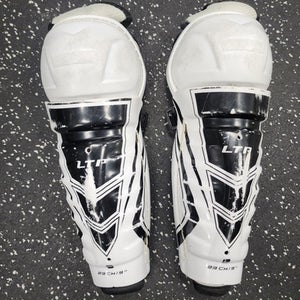 Used CCM LTP Junior Shin Guards White 9" 11849-S000030228