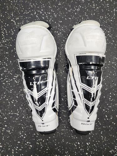 Used CCM LTP Junior Shin Guards White 9" 11849-S000030228