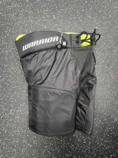 Used Warrior ALPHA Youth Pant Black And Optic Yellow XL 11849-S000030224