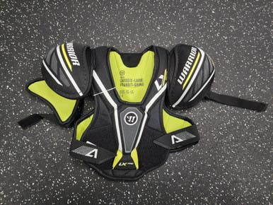 Used Warrior ALPHA LX Youth Shoulder Pads LG 11849-S000030223