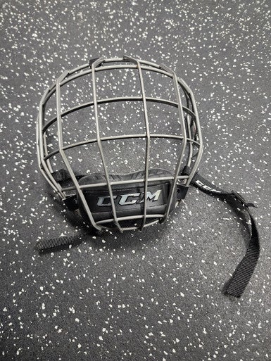 Used CCM Hockey Wire Mask Grey One Size 11849-S000030222