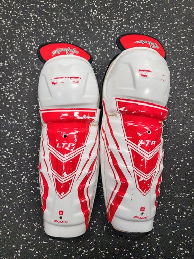 Used CCM LTP Youth Shin Guards White 10" 11849-S000030220
