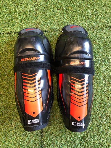 Junior Bauer Lil Sport Shin Pads 8" (Used)