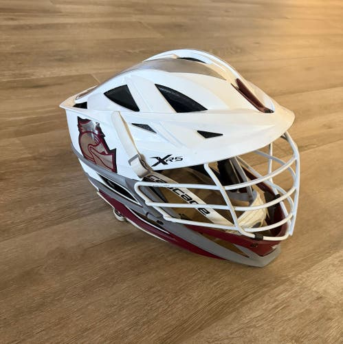 GAME USED BELLARMINE KNIGHTS White Cascade XRS Helmet