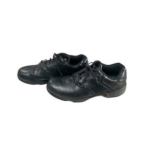 (Used) Size M 11.0 (W 12.0) Black Men's Golf Shoes