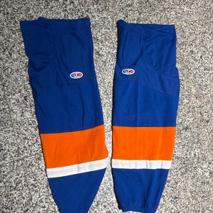 Hockey socks Blue/Orange LIKE NEW