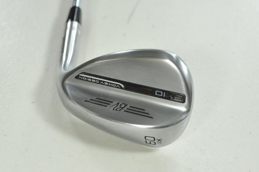 Titleist Vokey SM10 Tour Chrome 60*-14K Wedge Right Wedge Flex Steel # 200596