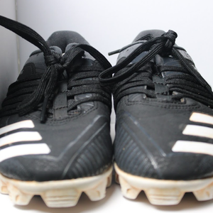 Black Unisex Size M 2.0 (W 3.0) Adidas Molded Cleats Cleats (Used)