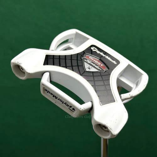 TaylorMade Ghost Spider 35" Single-Bend Mallet Putter Golf Club w/Super Stroke