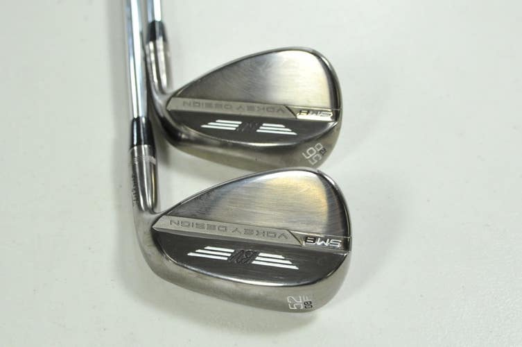 Titleist Vokey SM8 Brushed Steel 52*, 56* Wedge Set RH Wedge Flex Steel # 200293