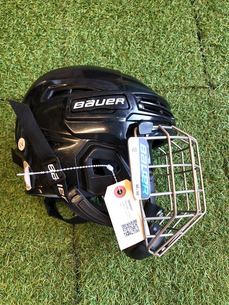 Black Medium Bauer IMS 5.0 Helmet (Used)