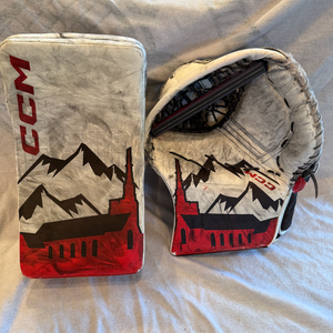 CCM Axis 2 Glove and Blocker (Practice Palm)