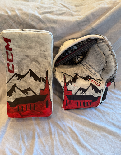 CCM Axis 2 Glove and Blocker (Practice Palm)