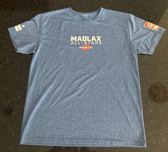 Madlax All-Stars Shooter Shirt (Blue, Adult L)