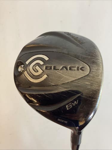 Cleveland CG Black Fairway 5 Wood With Miyazaki 39R Regular Graphite Shaft